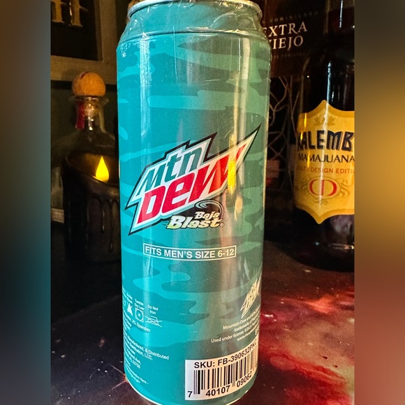 Mountain Dew Baja Blast® Crew Socks Can 2-Pack - Picture 3 of 5